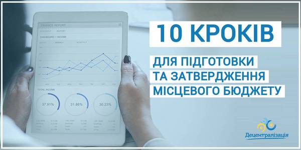 10 кроків для підготовки та затвердження місцевого бюджету: інформація для новостворених ОТГ