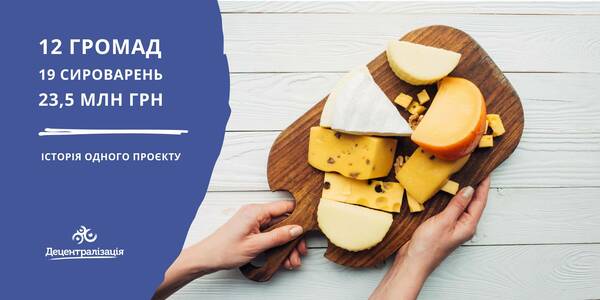 Про 12 громад, 19 сироварень і 23,5 мільйонів гривень. Історія одного проєкту