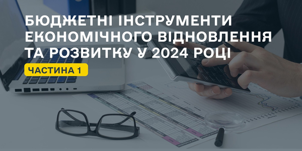 Бюджетні інструменти економічного відновлення та розвитку. Частина 1