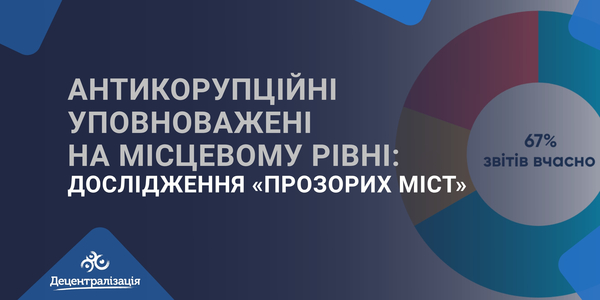 Антикорупційні уповноважені на місцевому рівні: дослідження «Прозорих міст»