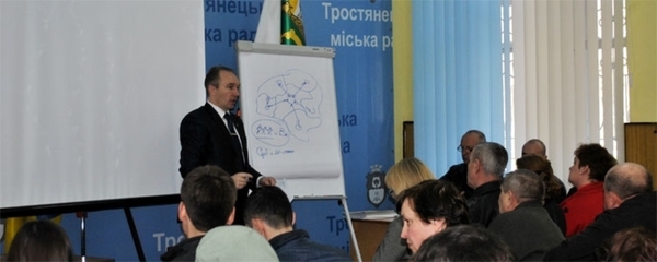 Тростянецька міська рада дала згоду на добровільне об’єднання територіальних громад міста та частину сіл району у міську Тростянецьку громаду