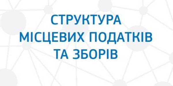Структура місцевих податків та зборів