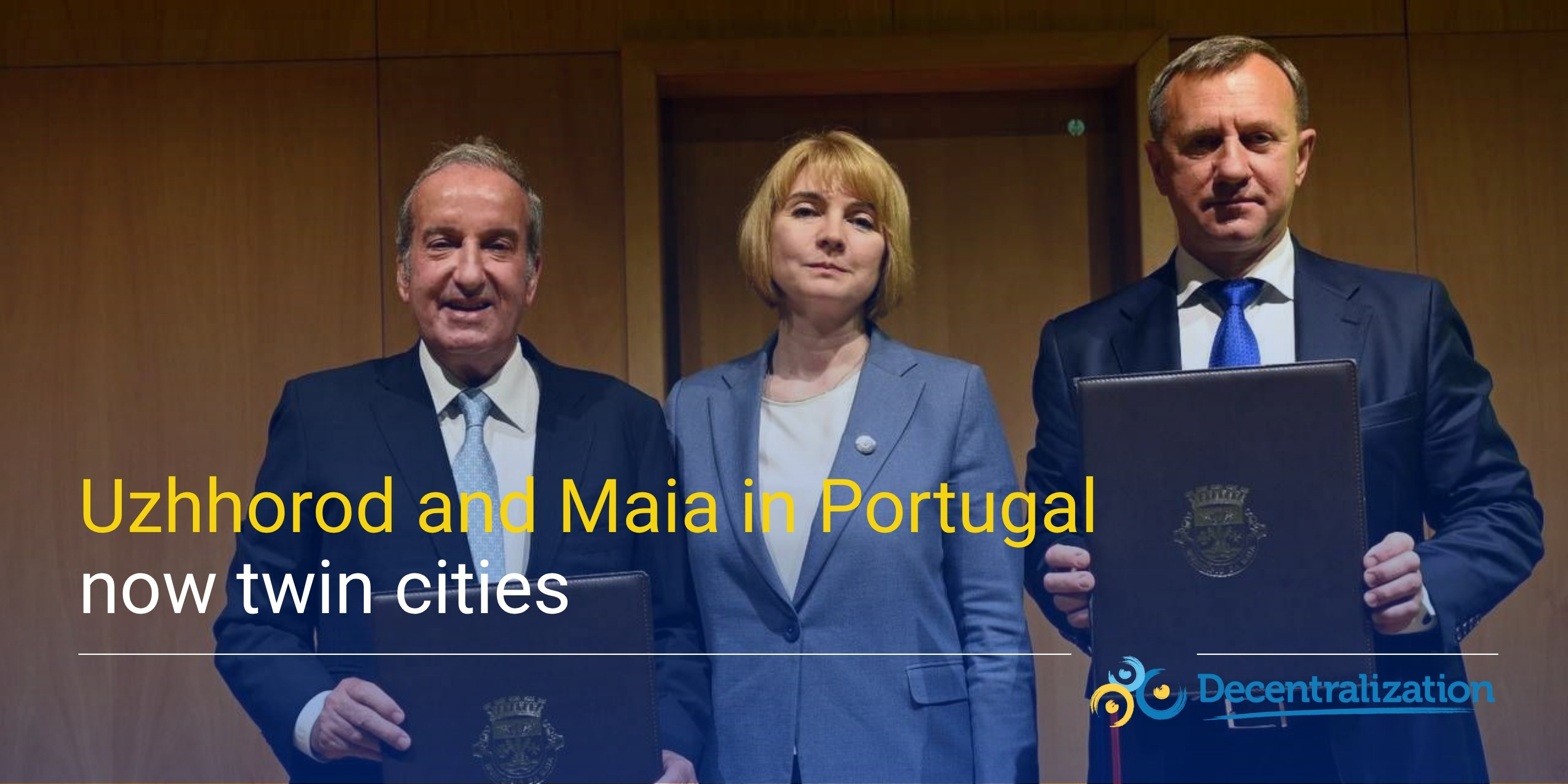 Uzhhorod and Maia in Portugal now twin cities