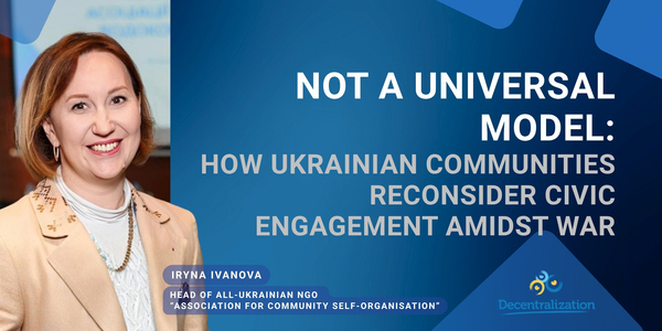 Not a universal model: How Ukrainian communities reconsider civic engagement amidst war