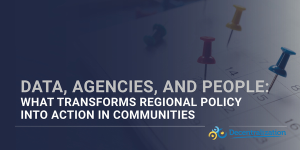 Data, agencies, and people: What transforms regional policy into action in communities