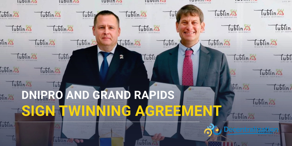 Dnipro and Grand Rapids sign twinning agreement