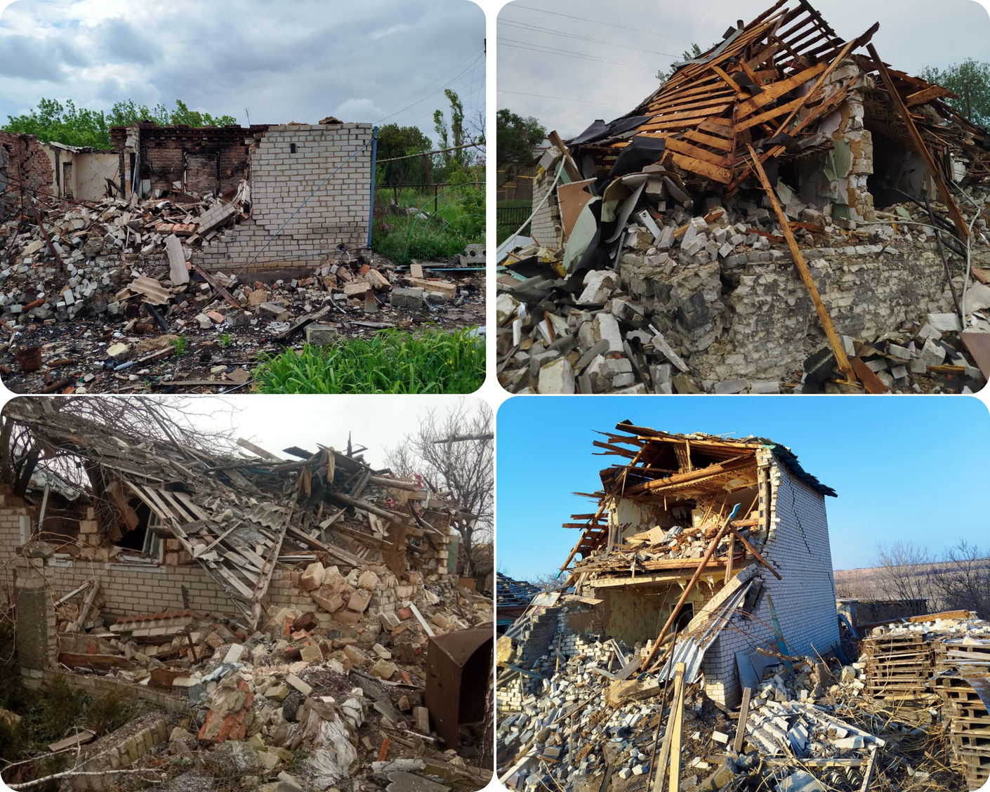 Ворог планомірно перетворює Сіверську громаду на суцільну руїну. Наразі внаслідок російського вторгнення пошкоджено 85% усіх будівель Ворог планомірно перетворює Сіверську громаду на суцільну руїну. Наразі внаслідок російського вторгнення пошкоджено 85% усіх будівель