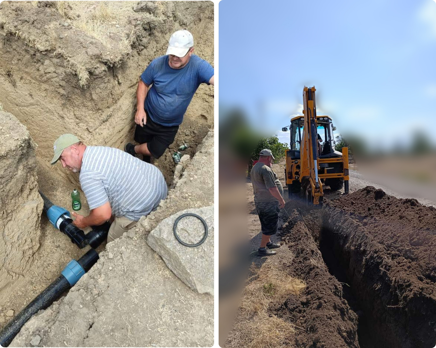 Ремонт місцевого водогону силами пожежної бригади Ремонт місцевого водогону силами пожежної бригади