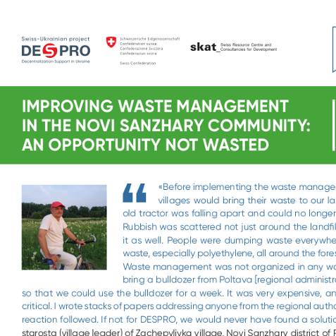 The story of Novi Sanzhary community