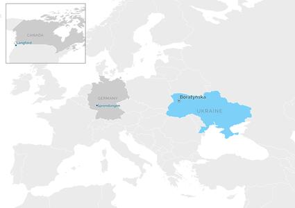 Мапа партнерства - Боратинська територіальна громада