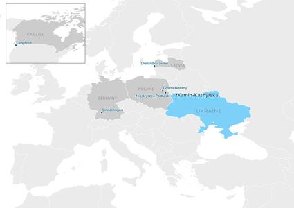 Partnership map - Камінь-Каширська територіальна громада