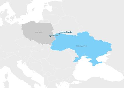 Partnership map - Любешівська територіальна громада