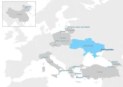 Partnership map - Маріупольська територіальна громада