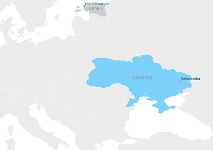 Partnership map - Соледарська територіальна громада