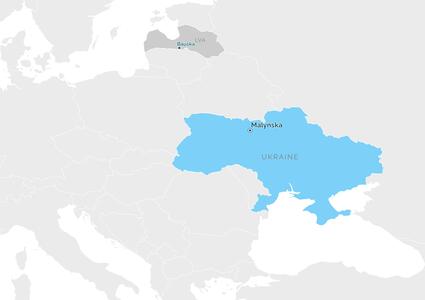 Мапа партнерства - Малинська територіальна громада