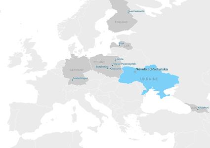 Мапа партнерства - Звягельська територіальна громада