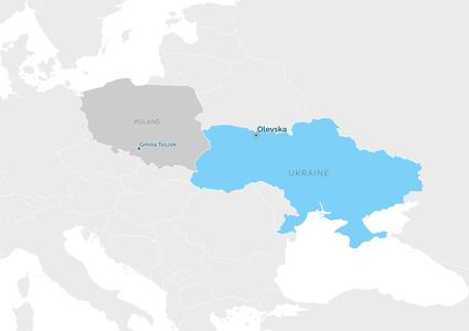 Мапа партнерства - Олевська територіальна громада