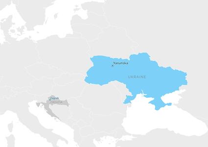 Partnership map - Ярунська територіальна громада