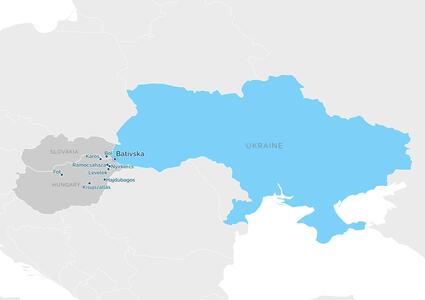 Partnership map - Батівська територіальна громада