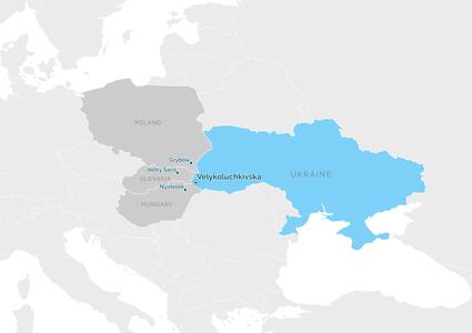 Мапа партнерства - Великолучківська територіальна громада