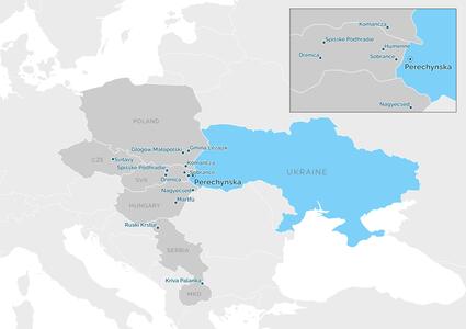 Мапа партнерства - Перечинська територіальна громада
