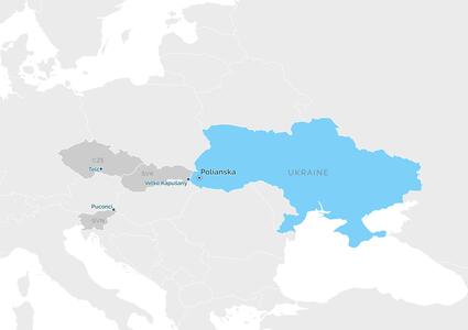 Мапа партнерства - Полянська територіальна громада