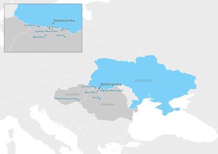 Partnership map - Солотвинська територіальна громада