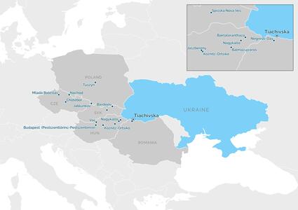 Partnership map - Тячівська територіальна громада