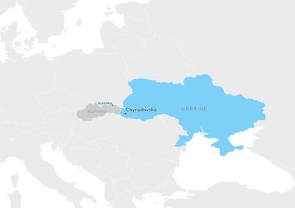 Мапа партнерства - Чинадіївська територіальна громада