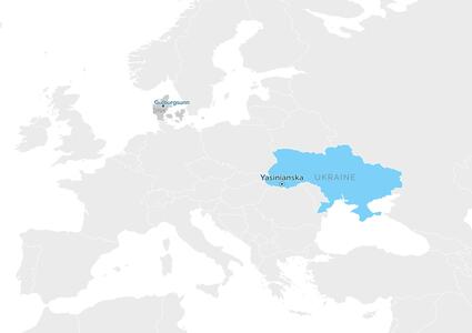 Partnership map - Ясінянська територіальна громада