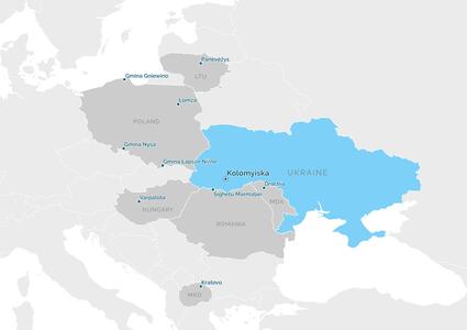 Мапа партнерства - Коломийська територіальна громада