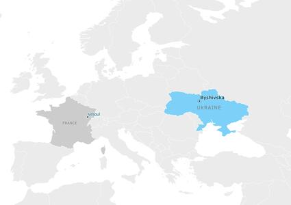 Мапа партнерства - Бишівська територіальна громада