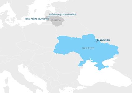 Мапа партнерства - Лебединська територіальна громада