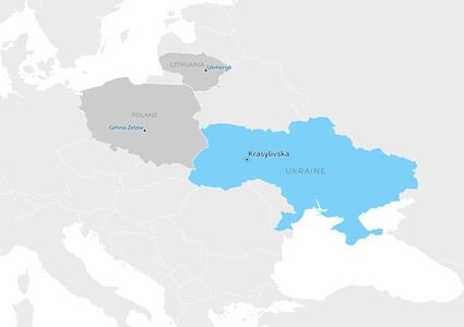 Мапа партнерства - Красилівська територіальна громада