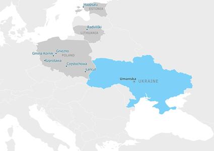 Мапа партнерства - Уманська територіальна громада