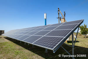 Сонячні панелі на водонапірній насосній станції