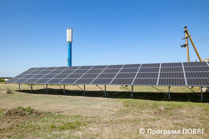 Сонячні панелі на водонапірній насосній станції