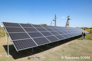 Сонячні панелі на водонапірній насосній станції