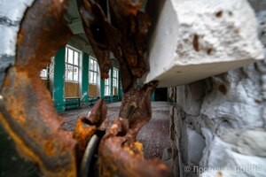 Село Гусарівка, пошкоджене під час війни