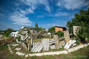 Село Шевелівка, пошкоджене під час війни