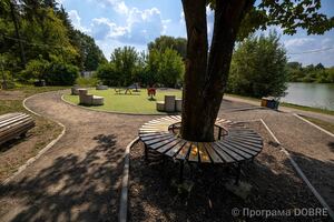 Дитячий майданчик, облаштований за підтримки Програми USAID DOBRE, Лановецька громада