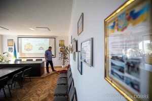 Зал засідань, обладнаний за підтримки Програми USAID DOBRE, П’ядицька громада