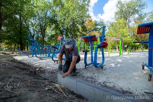 Група благоустрою Софіївської громади за роботою