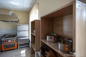 Кулінарна студія, облаштована за підтримки Програм USAID DOBRE