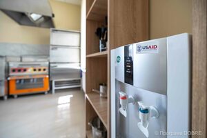 Кулінарна студія, облаштована за підтримки Програм USAID DOBRE
