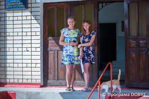 Яна Чижикова, Анастасія Солта - представниці Дитячої ради Присиваської ОТГ