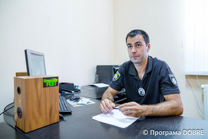 Сергій Восьмак, старший лейтенант поліції, Зеленодольська громада